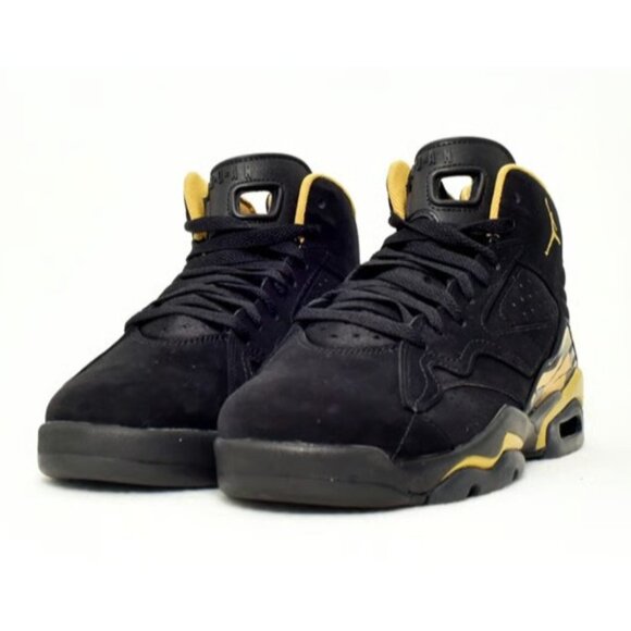 7Y/8.5w Nike Jordan Jumpman MVP Basketball Shoe Black Gold DZ5577-007 NEW main image 6